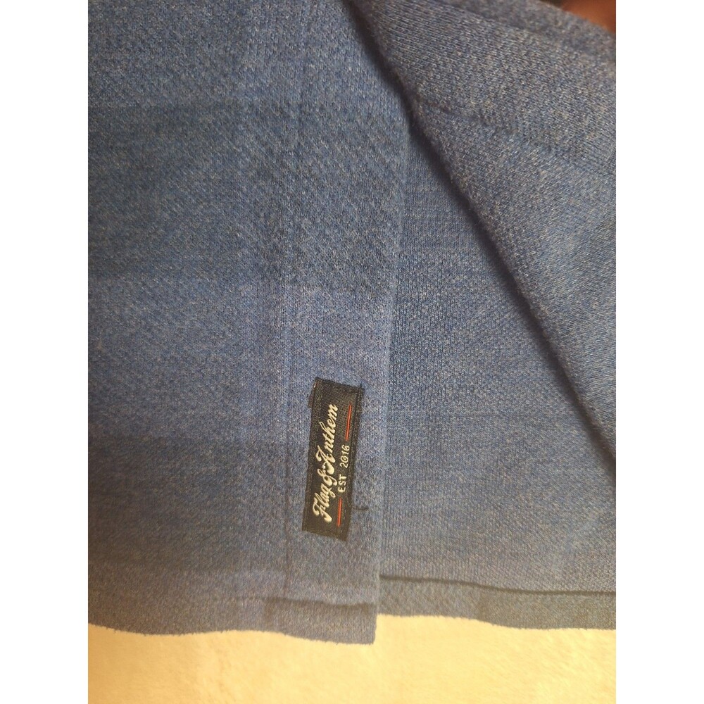 Flag & Anthem Madeflex Flannel Shirt Mens Size XL Button Up Plaid Blue Soft - Picture 8 of 12
